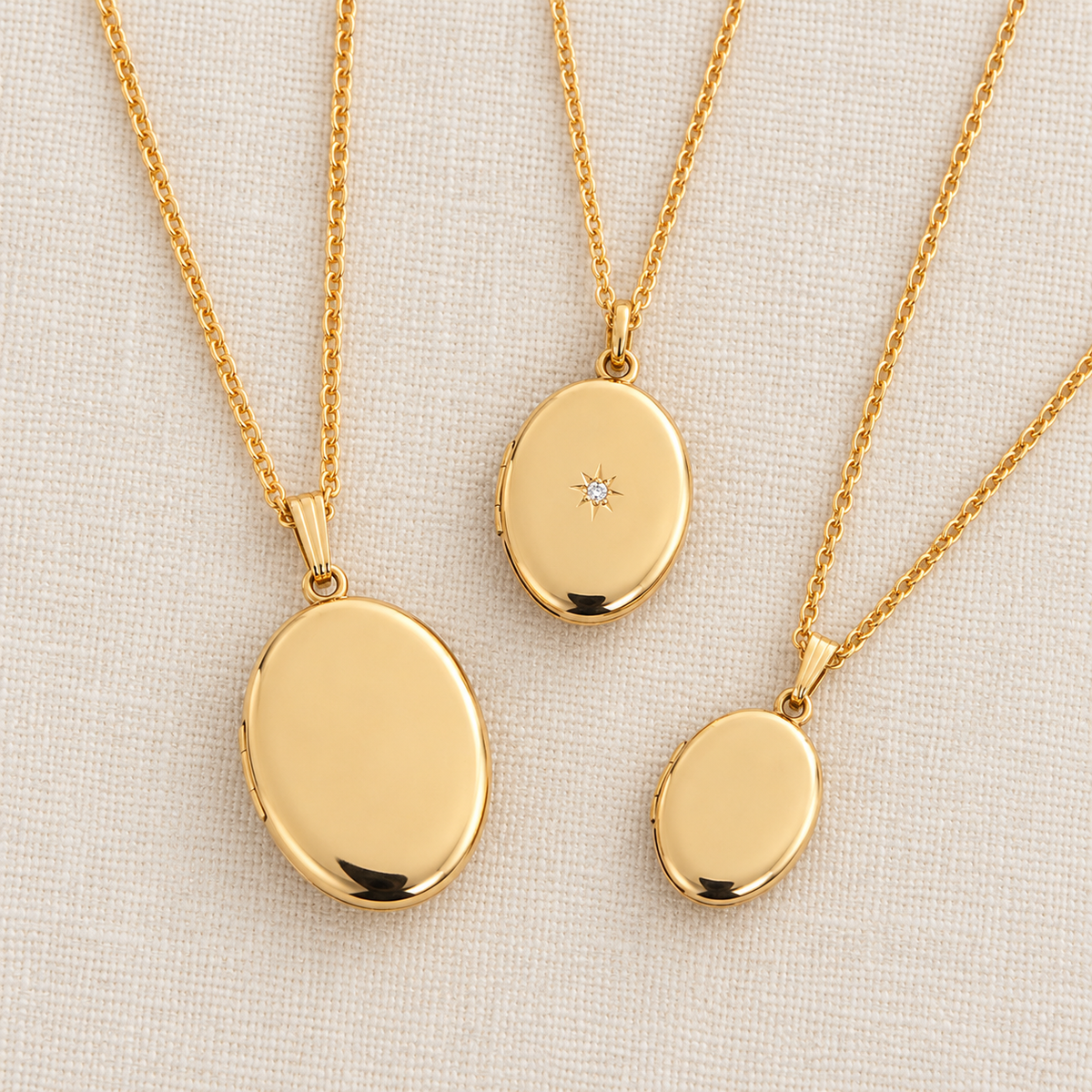 The Classic Gold Oval Locket