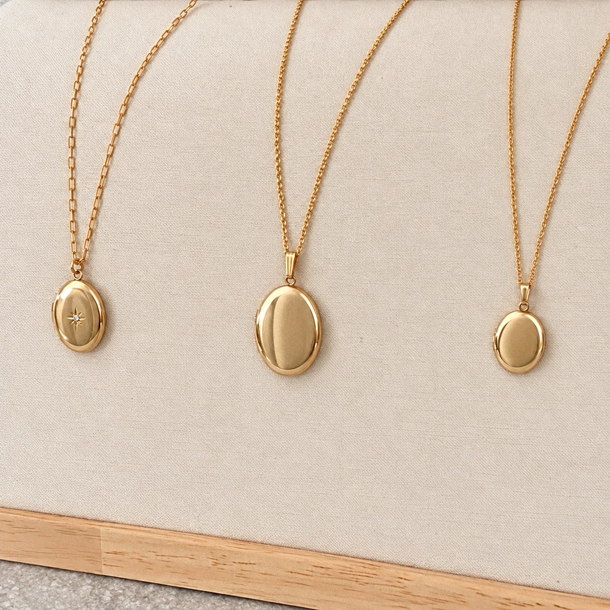 The Classic Gold Oval Locket