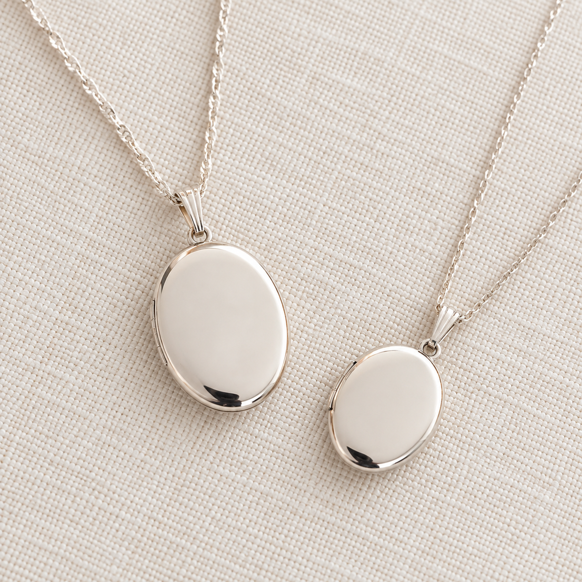 The Classic Silver Oval Locket